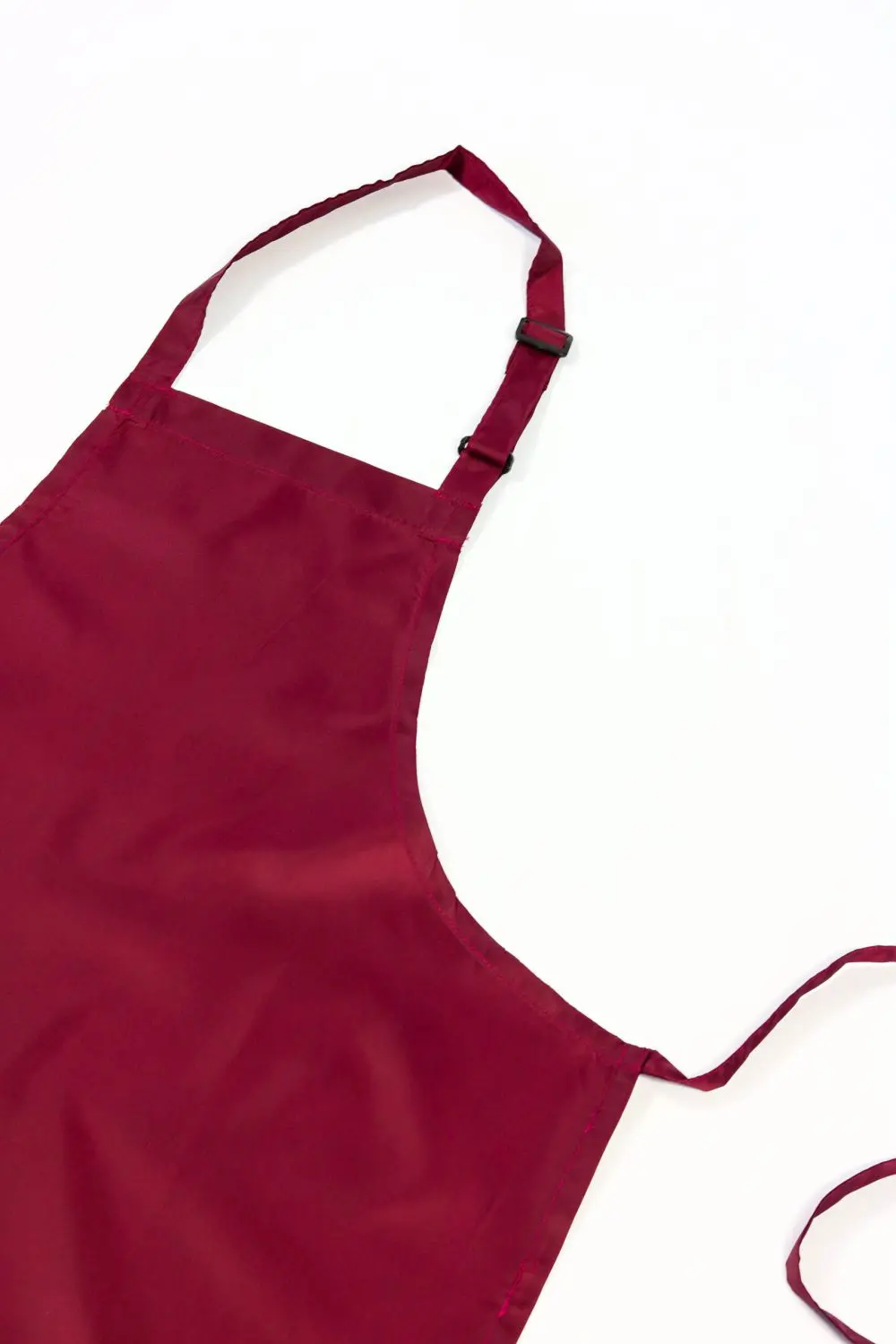 Close-Up of Maroon Waterproof Bib Apron