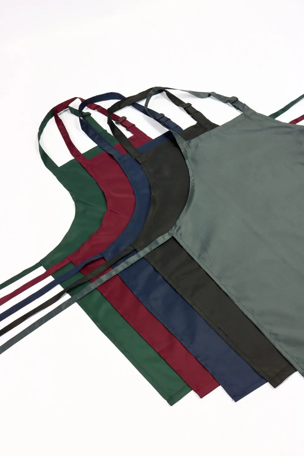 Four Different Coloured Waterproof Bib Aprons