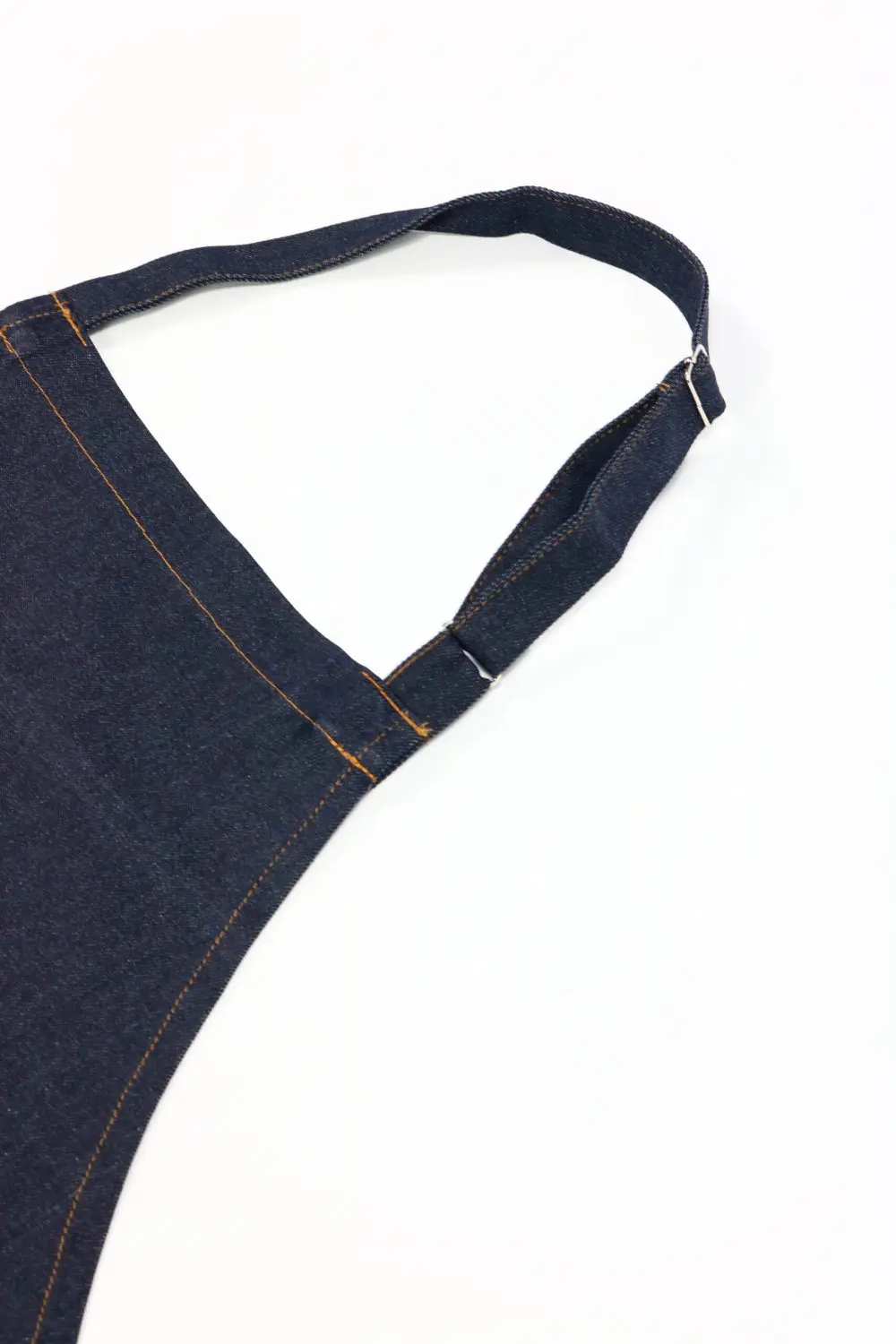 Classic Denim Bib Apron Close-Up