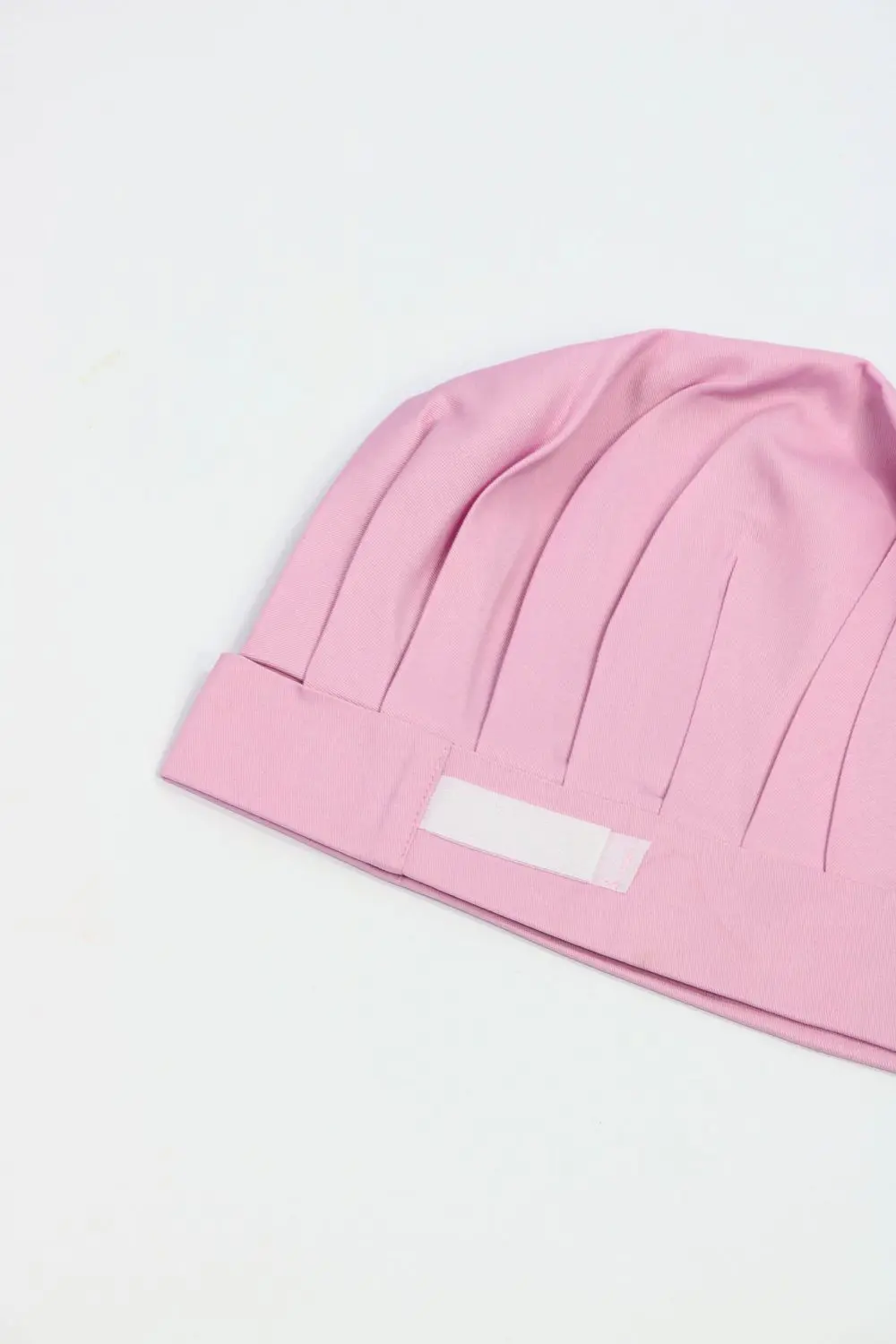 Close-Up of Baby Pink Kids Chef Hat