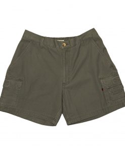Elasticated Cargo Shorts Olive