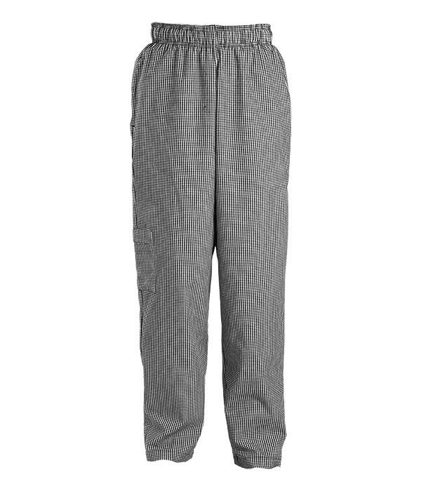 Chef Black &White Check Pants