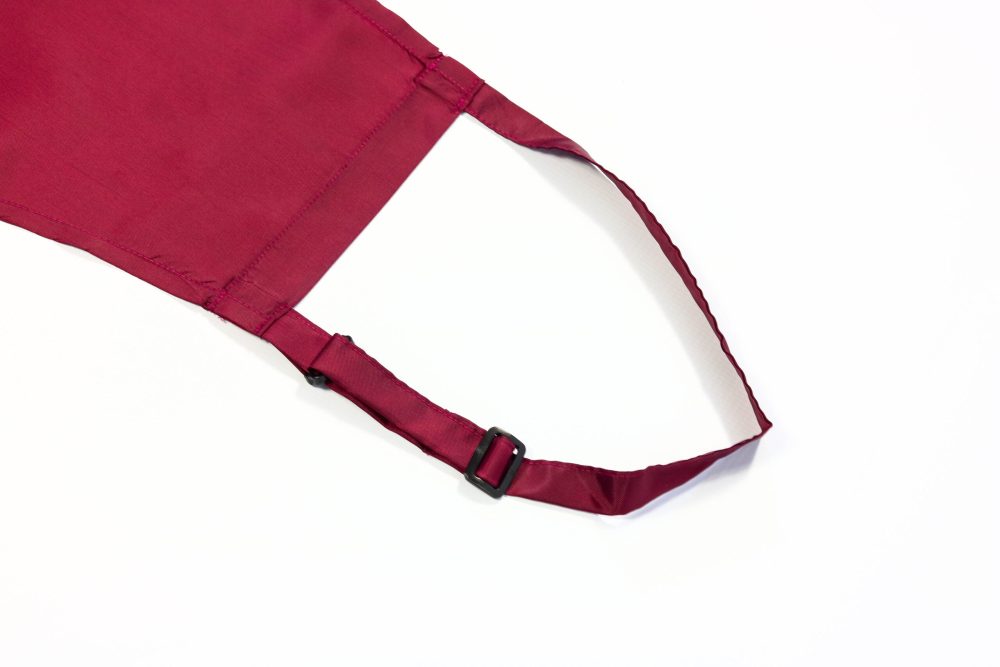 Maroon Waterproof Bib Apron Strap