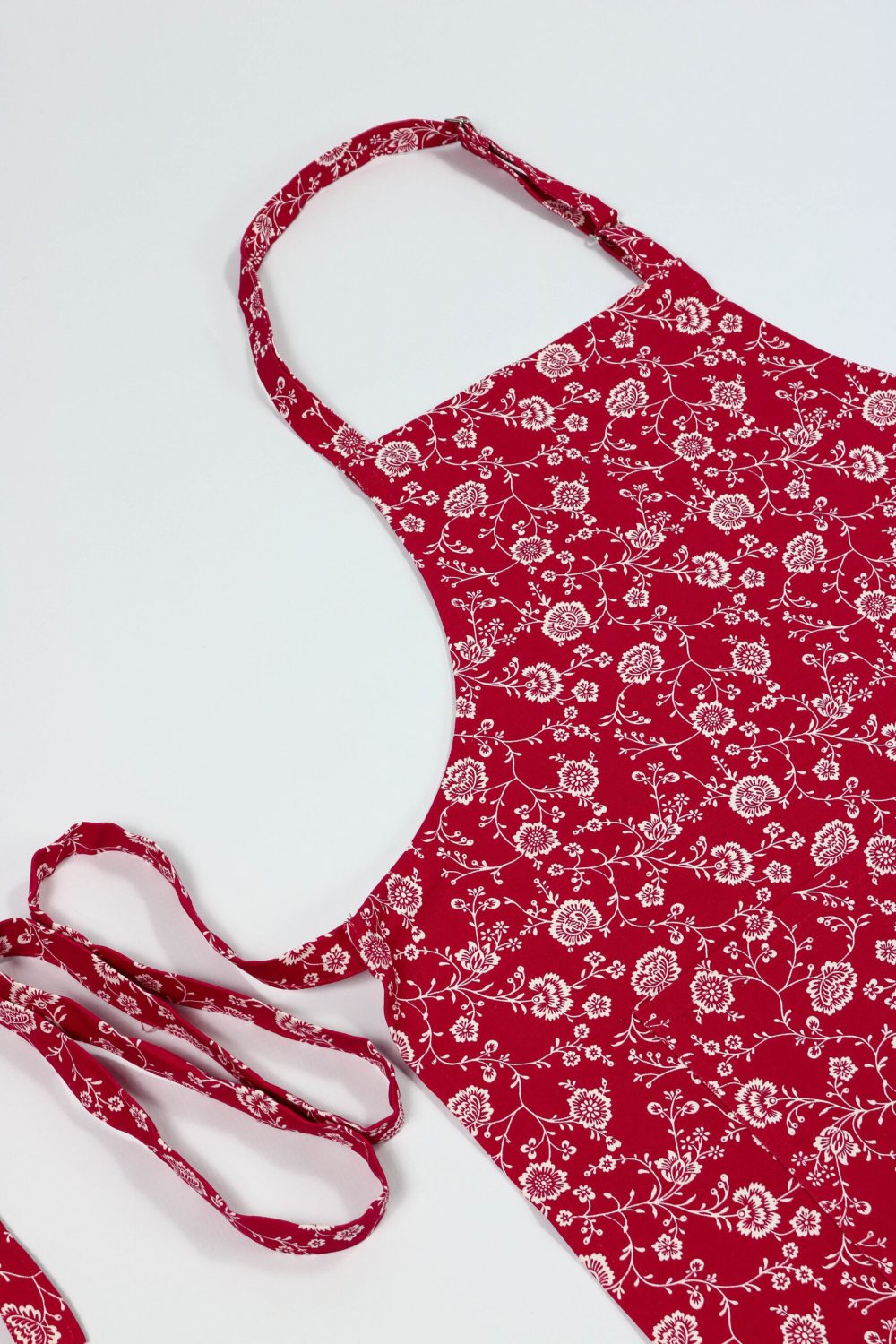 Red Floral Kitchen Aprons