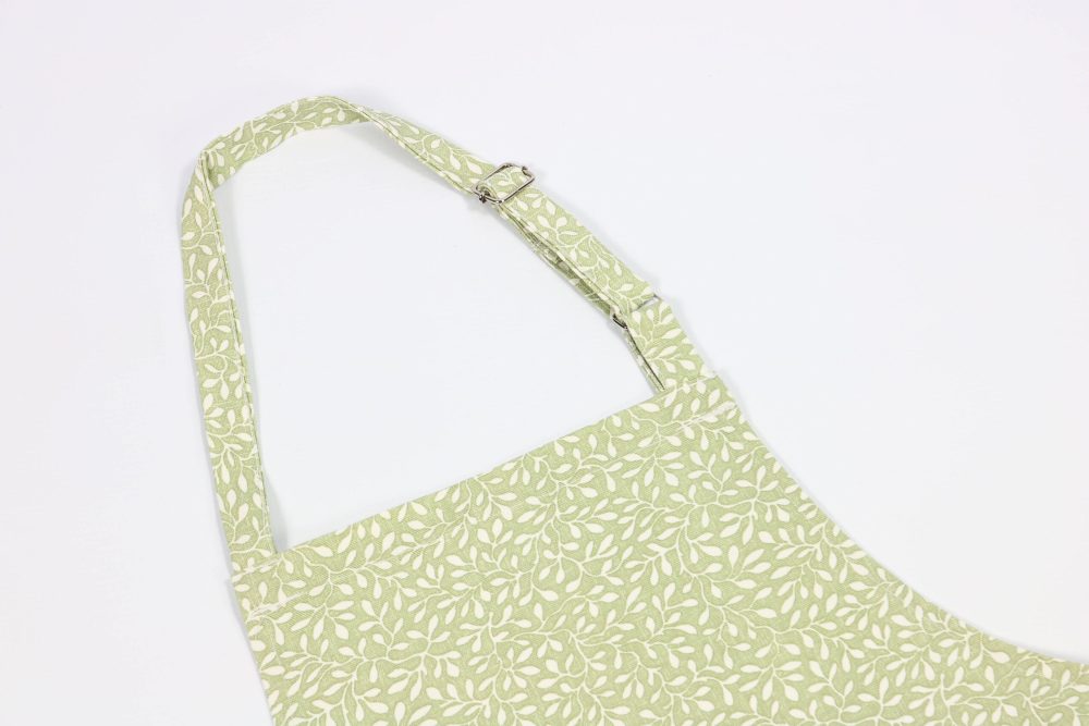 Mint Floral Kitchen Apron