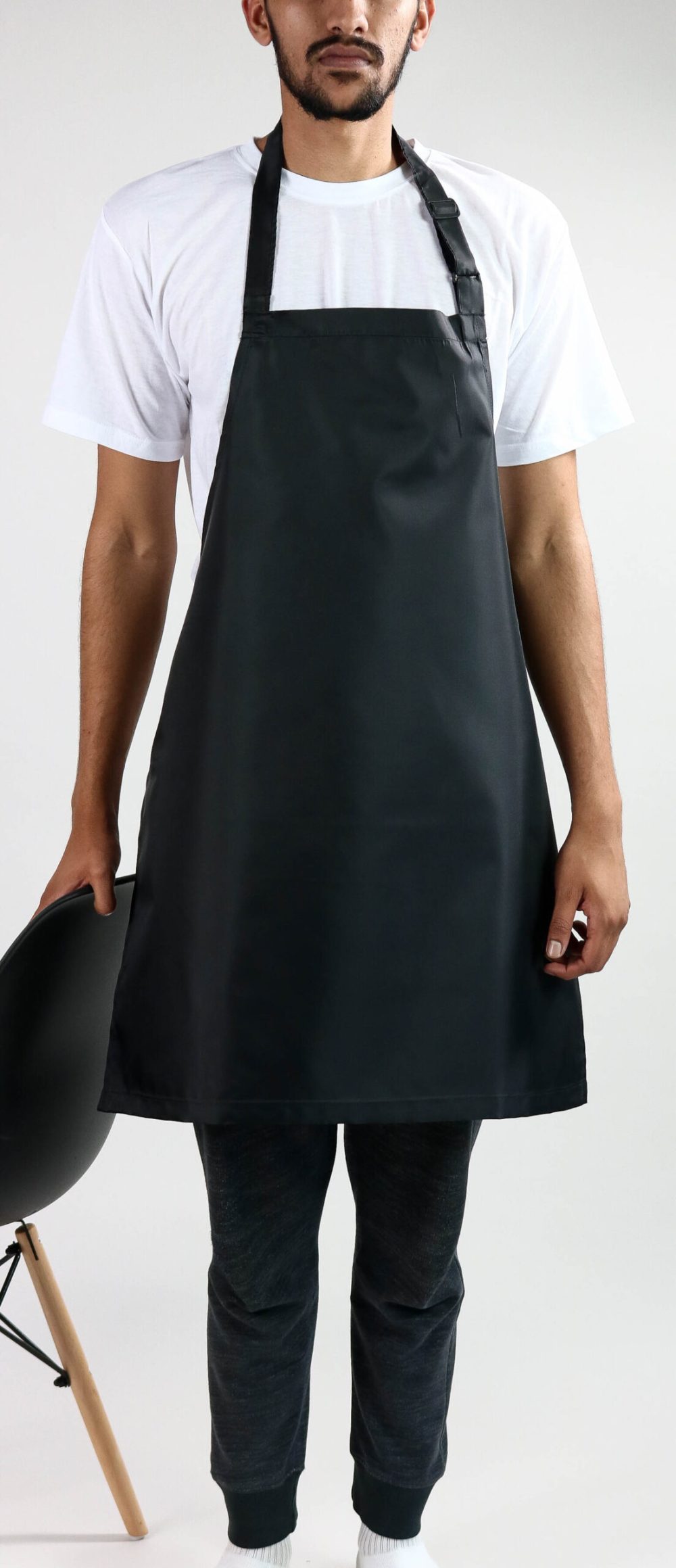 Waterproof Bib Apron Black