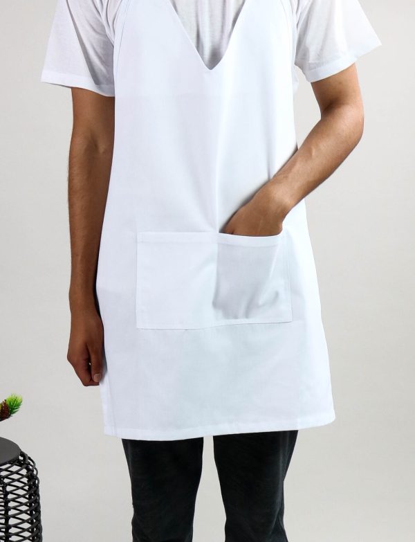 Classic Tuxedo Apron White Fill View