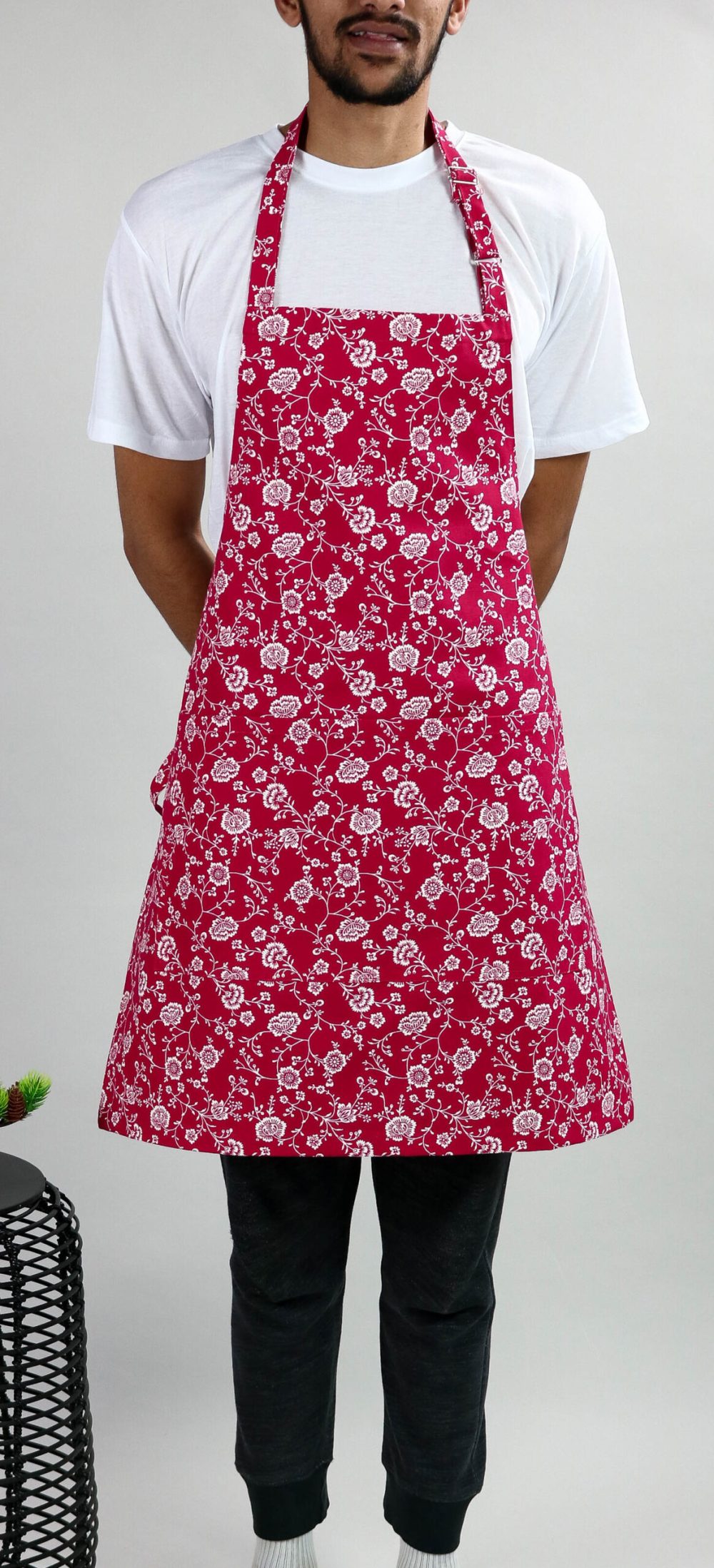 Kitchen Aprons Red Floral