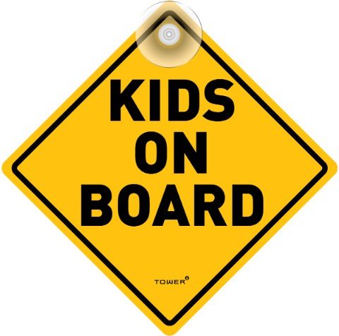 Vehicle Kids On Board Sign