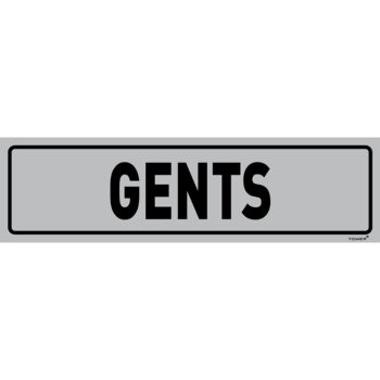 Gents (Across) ABS Sign