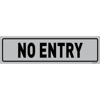 No Entry (Across) Sign