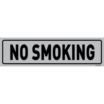 No Smoking (across) Sign