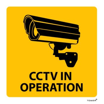 CCTV In Operation ABS Sign