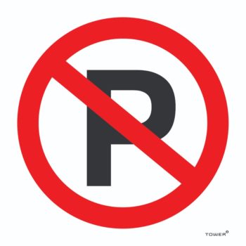 No Parking ABS Sign