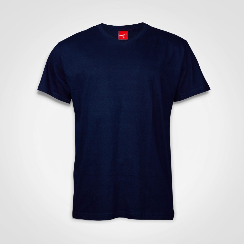 Unisex V Neck T-Shirt Navy