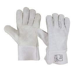 Chrome Leather Wrist Lenght Gloves