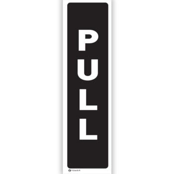 PULL (down) ABS Signs