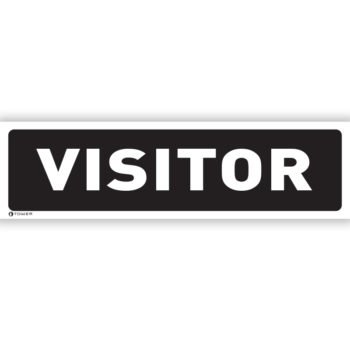 Visitor (across) ABS Signs